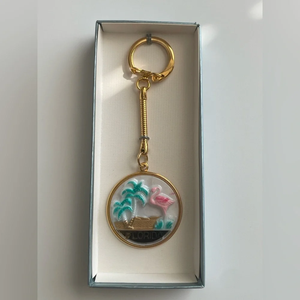 Vtg. Florida Keychain